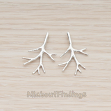 PD.1297 // Simple Winter Tree Branch Pendant, 2Pc