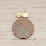 PD.1303 // Mini Halloween Pumkin Pendant, 2 Pc