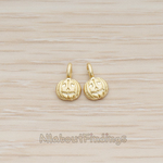 PD.1303 // Mini Halloween Pumkin Pendant, 2 Pc