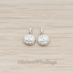 PD.1303 // Mini Halloween Pumkin Pendant, 2 Pc