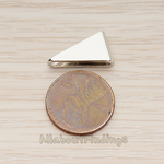 PD.1323-01 // Narrow Triangle Shape Oval Tube Pendant, 2 Pc