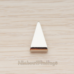 PD.1323-01 // Narrow Triangle Shape Oval Tube Pendant, 2 Pc