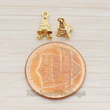 PD.134 // Mini Eiffel Tower Pendant, 2 Pc