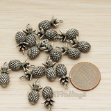 PD.1356 // 3D Mini Pineapple Pendant, 2 Pc