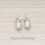 PD.1356 // 3D Mini Pineapple Pendant, 2 Pc