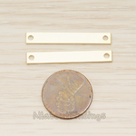 PD.1360 // Simple Flat Rectangle Bar Pendant, 2 Pc