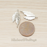 PD.1374 // Double Fall Leaf Connector Pendant, 2 Pc