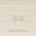 PD.1378 // Four Leaf Clover Lucky Charm Pendant, 2 Pc