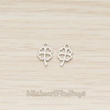 PD.1378 // Four Leaf Clover Lucky Charm Pendant, 2 Pc