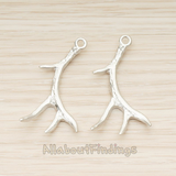 PD.1402 // Deer Moose Antler Pendant, 2 Pc