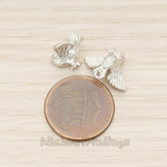 PD.1405 // Flying Miniature Sparrow Bird Charm Pendant, 2 Pc