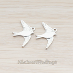 PD.143 // Barn Swallow Bird Pendant, 2 Pc