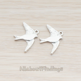 PD.143 // Barn Swallow Bird Pendant, 2 Pc