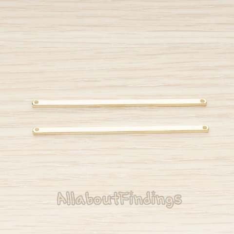 PD.1430-02 // 60mm Mini Squre Cube Bar Connector Pendant, 2 Pc