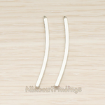 PD.1443-02 // Simple Curved Cube Bar Pendant, 2 Pc