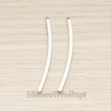 PD.1443-02 // Simple Curved Cube Bar Pendant, 2 Pc