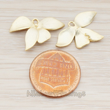 PD.148-01 // LARGE Piece Quadruple Flower Pendant, 2 Pc