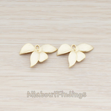 PD.148-01 // LARGE Piece Quadruple Flower Pendant, 2 Pc