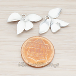 PD.148-01 // LARGE Piece Quadruple Flower Pendant, 2 Pc