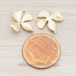 PD.148-03 // SMALL Piece Quadruple Flower Pendant, 2 Pc