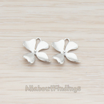 PD.148-03 // SMALL Piece Quadruple Flower Pendant, 2 Pc