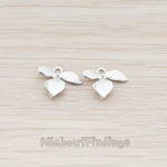 PD.148-04 // XSMALL Piece Quadruple Flower Pendant, 2 Pc