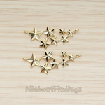 PD.1501 // Seven Star Connector Pendant, 2 Pc