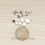 PD.1501 // Seven Star Connector Pendant, 2 Pc