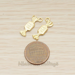 PD.1514 // Sweet Like You Engraved Candy Charm Pendant, 2 Pc