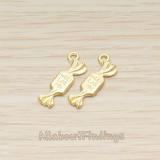 PD.1514 // Sweet Like You Engraved Candy Charm Pendant, 2 Pc