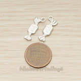 PD.1514 // Sweet Like You Engraved Candy Charm Pendant, 2 Pc