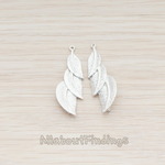 PD.153 // Triple Leaf Pendant, 2 Pc