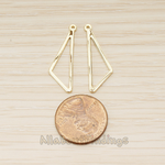 PD.1557 // Simple Triangle Wing Link Pendant, 2 Pc