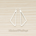 PD.1557 // Simple Triangle Wing Link Pendant, 2 Pc