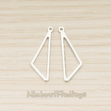 PD.1557 // Simple Triangle Wing Link Pendant, 2 Pc