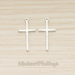 PD.1558-02 // Long Skinny Cross Charm Pendant, 2 Pc