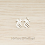 PD.1610 // Mini Flat Pineapple Pendant, 2 Pc