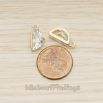PD.1626 // Semicircle Cubic Setting Pendant, 2 Pc
