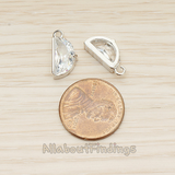 PD.1626 // Semicircle Cubic Setting Pendant, 2 Pc