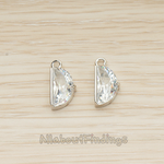PD.1626 // Semicircle Cubic Setting Pendant, 2 Pc