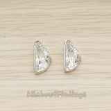 PD.1626 // Semicircle Cubic Setting Pendant, 2 Pc