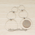 PD.1635 // Multiple Circle Link Series Pendant, 2 Pc