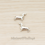 PD.1636 // Dachshund Weenie Dog Pendant, 2 Pc