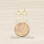 PD.1637 // Simple Key Pendant, 2 Pc