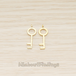 PD.1637 // Simple Key Pendant, 2 Pc