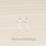 PD.1637 // Simple Key Pendant, 2 Pc
