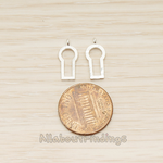 PD.1638 // Simple Keyhole Pendant, 2 Pc