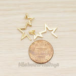 PD.1639 // Connection of Incomplete Stars Pendant, 2 Pc
