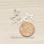 PD.1639 // Connection of Incomplete Stars Pendant, 2 Pc