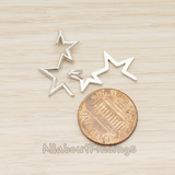 PD.1639 // Connection of Incomplete Stars Pendant, 2 Pc
